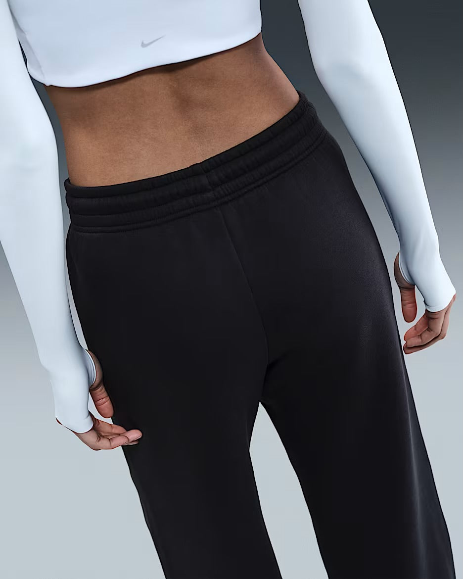 Nike Sportswear Phoenix Fleece Women's High-Waisted Wide-Leg Pants - Noir
