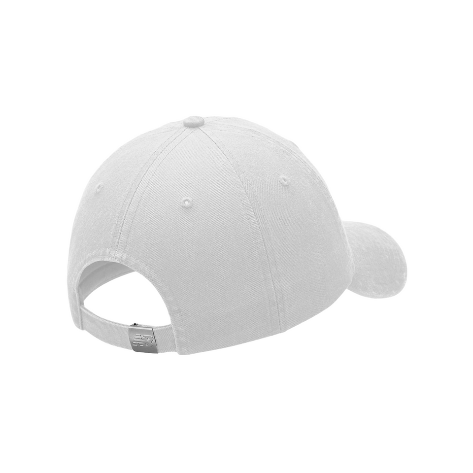 New Balance 6 Panel Curved Brim NB Classic Hat WT - Blanc