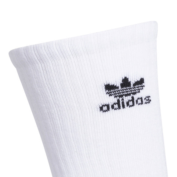 Adidas Trefoil Crew Socks (6 Paires)- Blanc
