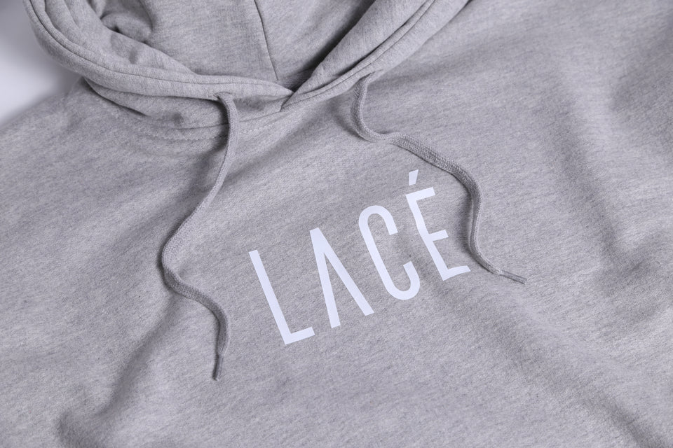 Lacé Classique Big Logo - Gris Athlétique
