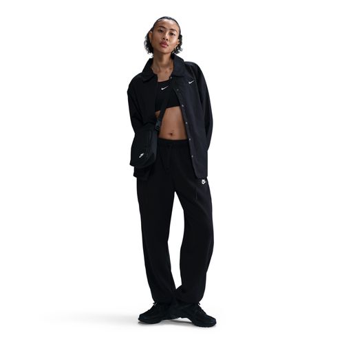 Nike Women's Sportswear Club Mid-Rise Oversized Sweatpants - Noir