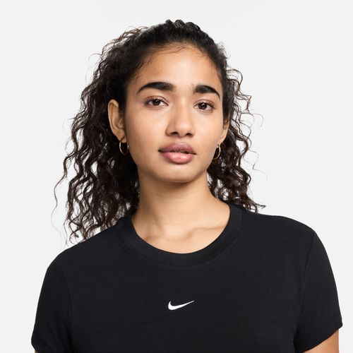Nike Sportswear Chill Knit Women's Cropped Tee - Noir et Blanc