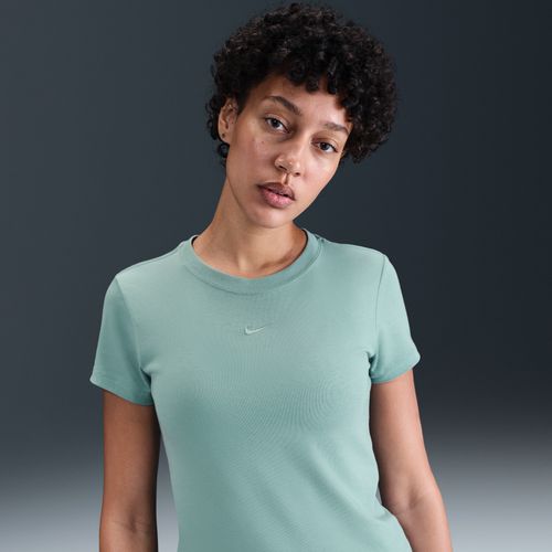 Nike Sportswear Chill Knit Women's Cropped Tee - Vert