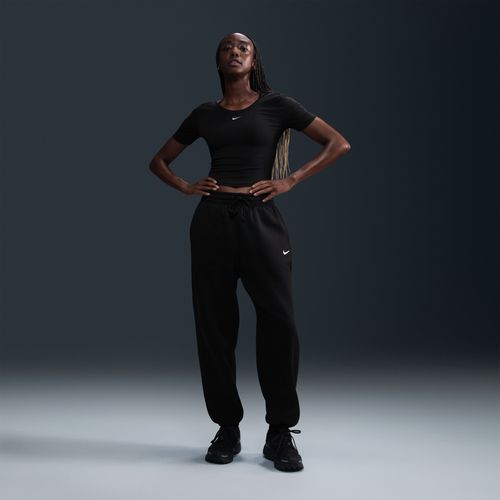 Nike Sportswear Phoenix Fleece Women's High-Waisted Oversized Tracksuit - Noir