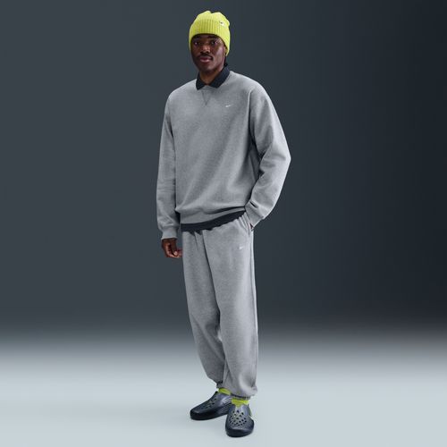 Nike Swoosh Cuffed Fleece Trousers Pants - Gris