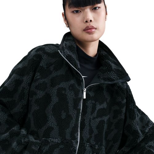 Nike Wmns High-Pile Fleece Sherpa Jacket - Noir