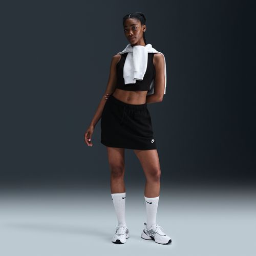 Nike Sportswear Club Fleece Women's Mid-Rise Skirt - Noir