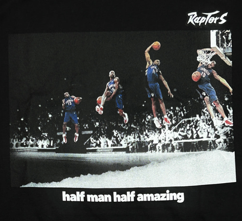 Mitchell & Ness NBA Raptors V. Carter Dunk In Motion Tee - Noir