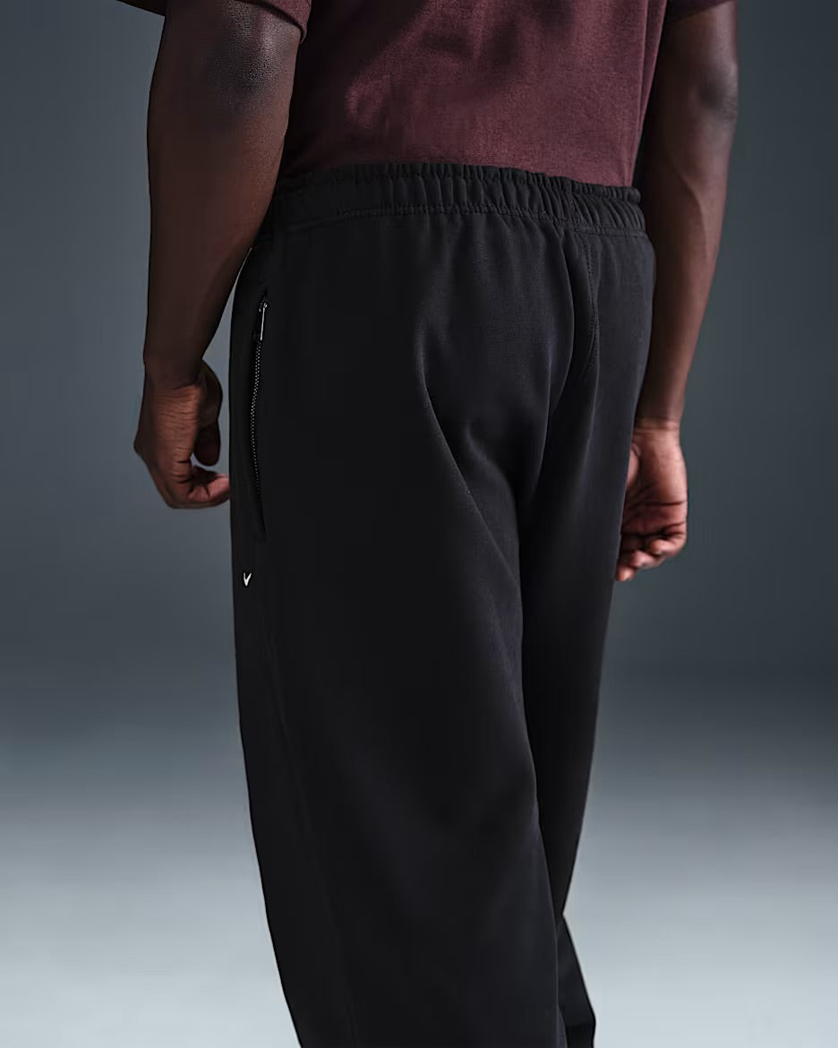 Nike Swoosh Cuffed Fleece Trousers Pants - Noir