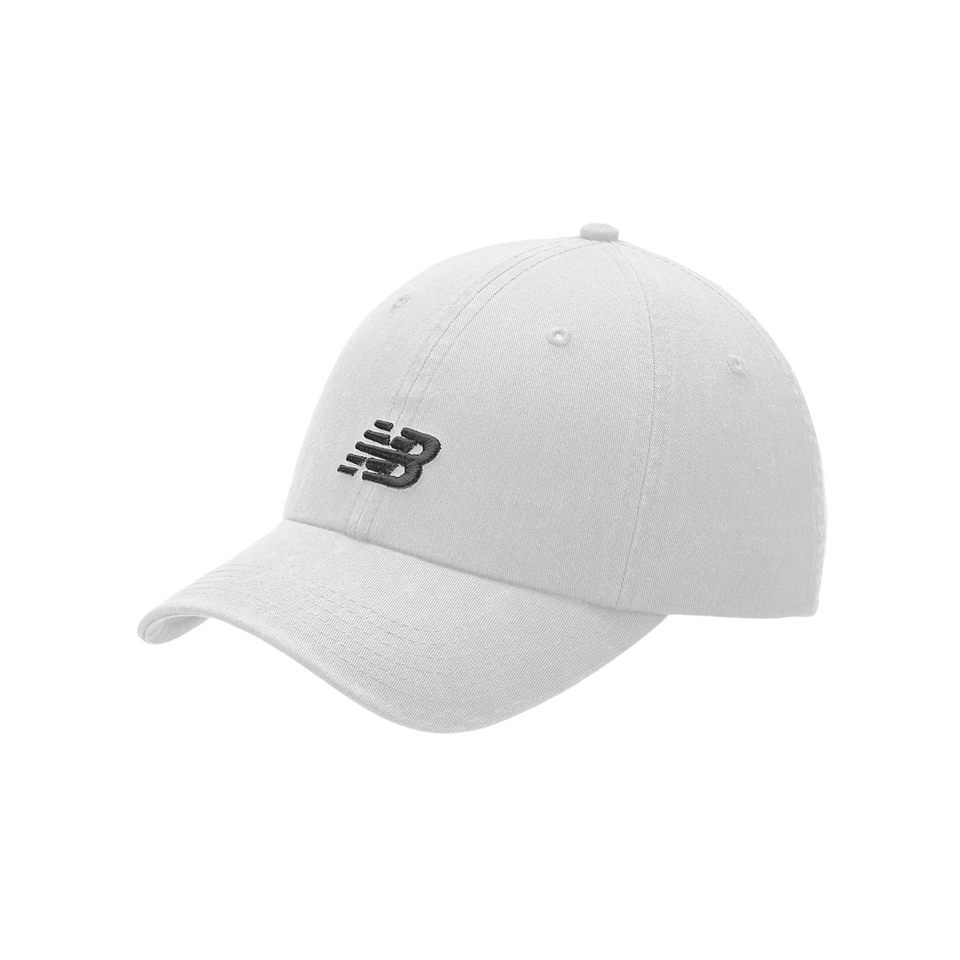 New Balance 6 Panel Curved Brim NB Classic Hat WT - Blanc