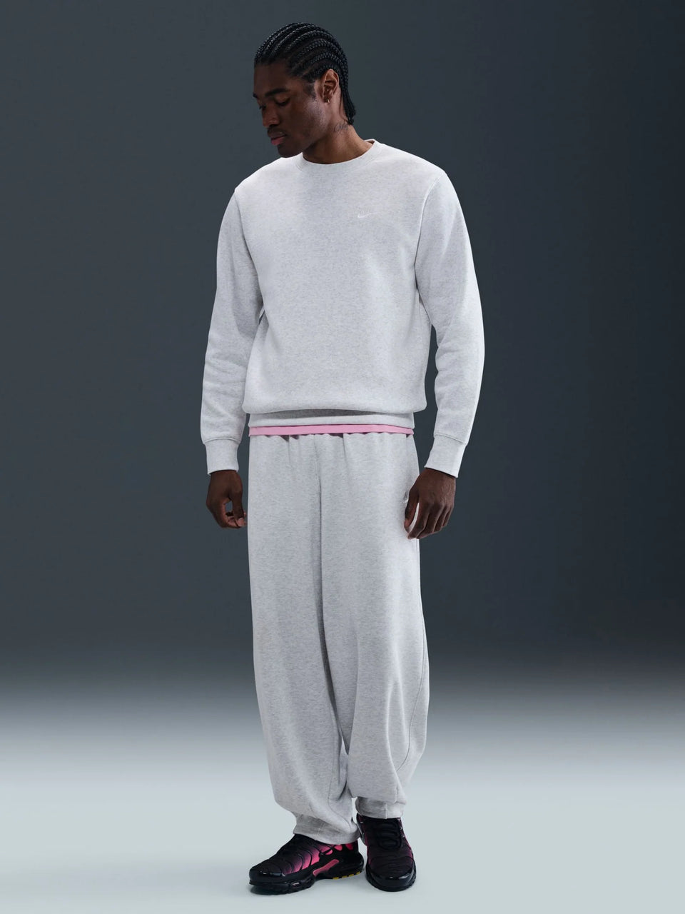 Nike Sportswear Club Fleece Crew - Gris