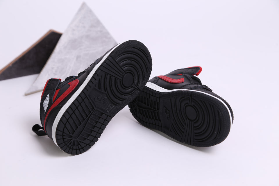 Air Jordan 1 Mid Toddler - ''Bred Twist''