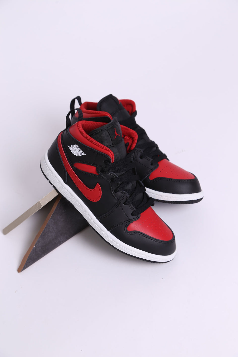 Air Jordan 1 Mid Pre School - Bred Twist