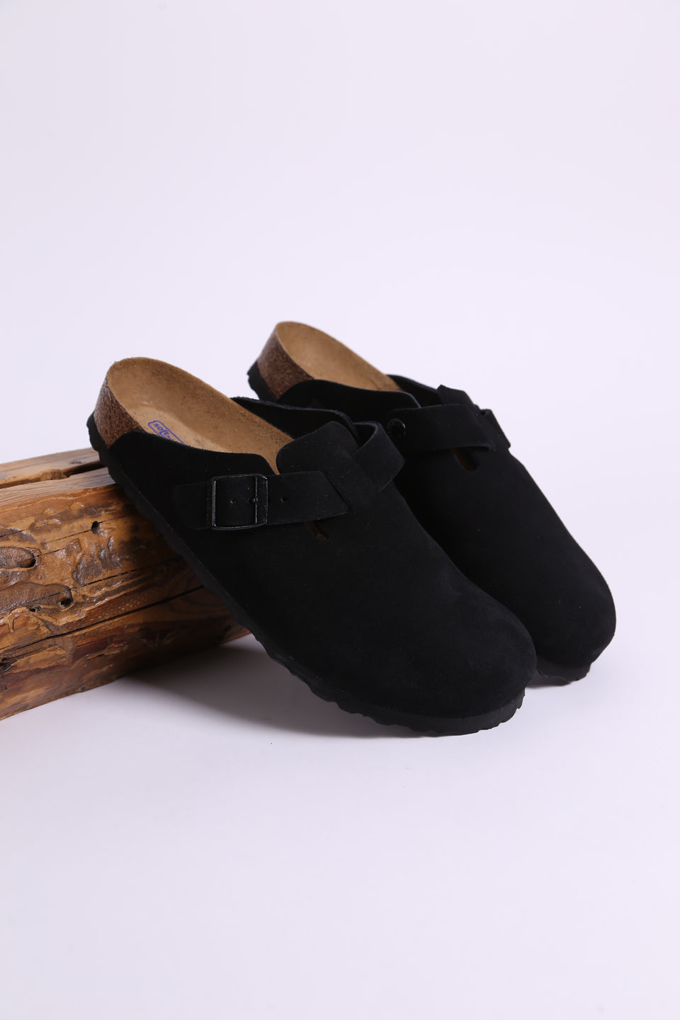 Birkenstock Boston BS Soft Footbed Regular Fit - Noir