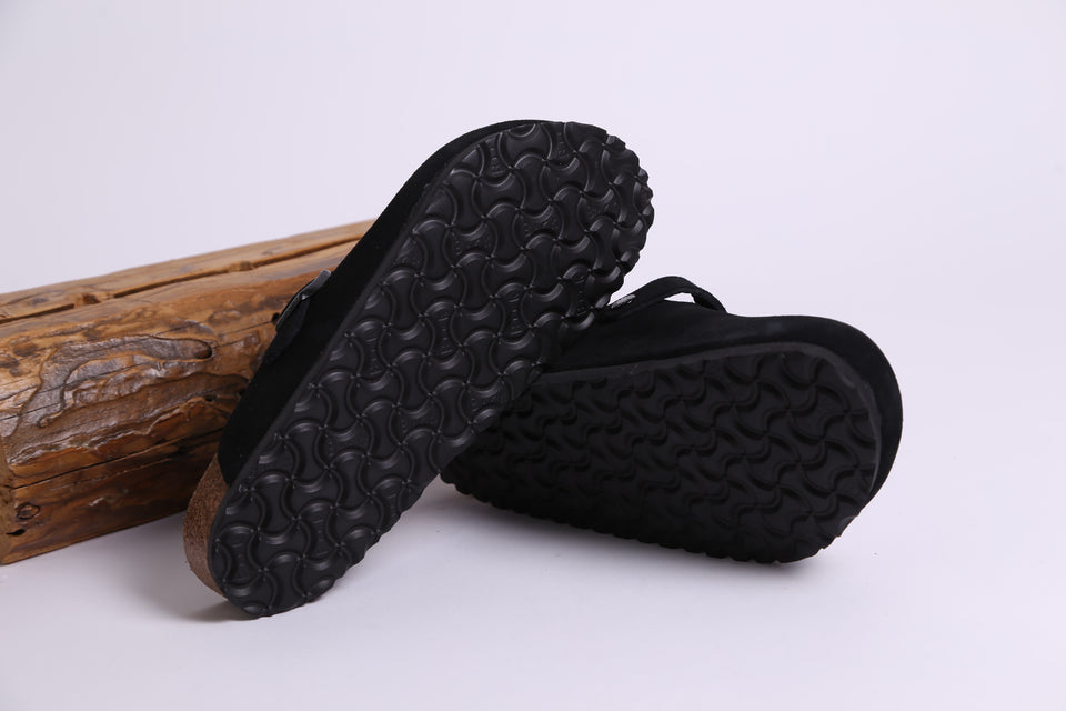 Birkenstock Boston BS Soft Footbed Regular Fit - Noir