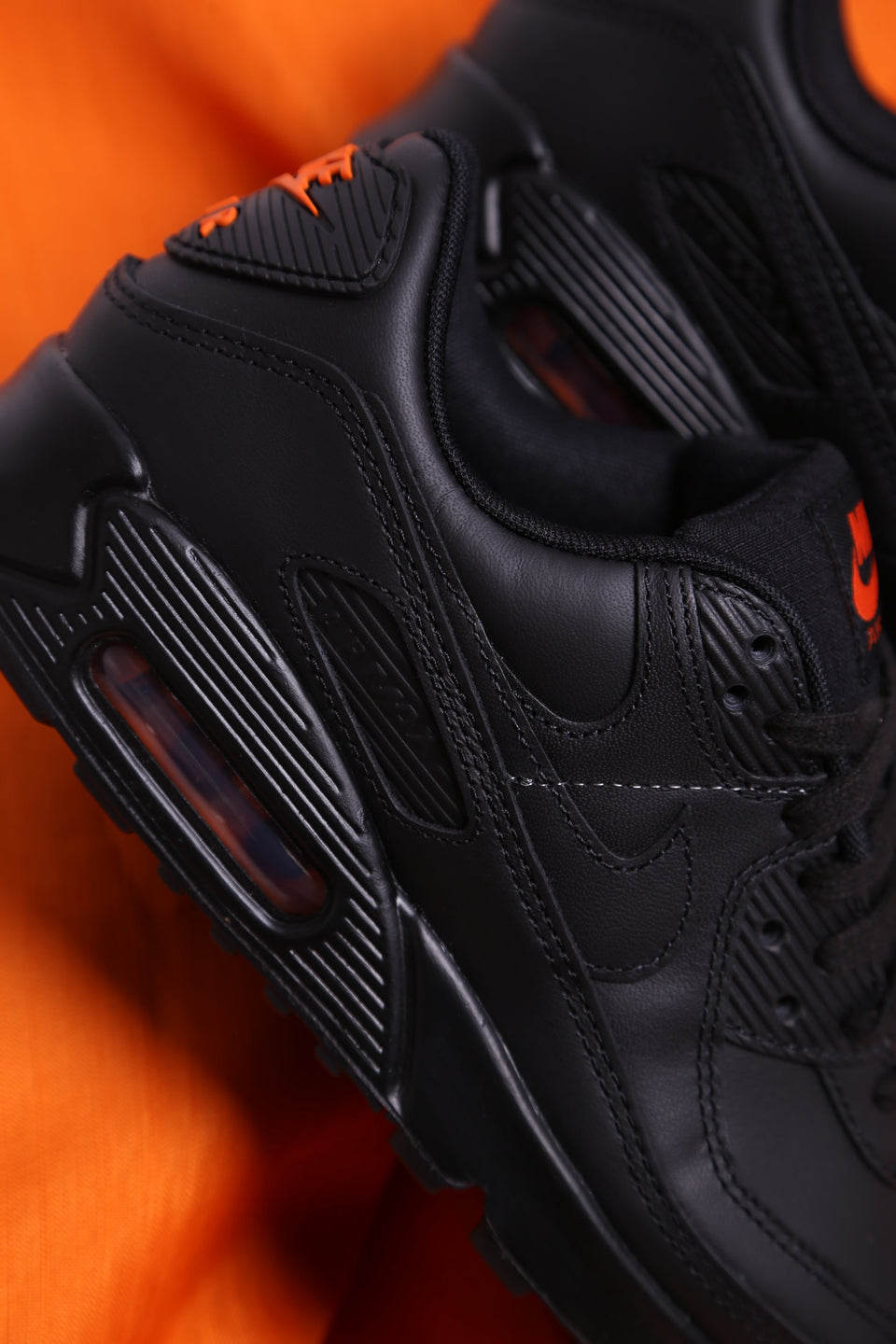 Nike Air Max 90 - Black Black Safety Orange