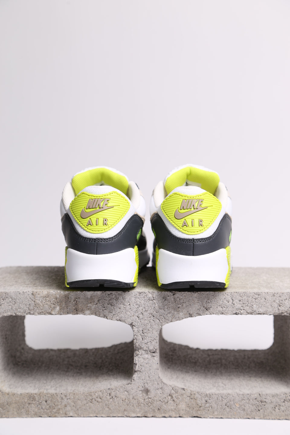 Nike Air Max 90 - White Khaki-Cyber