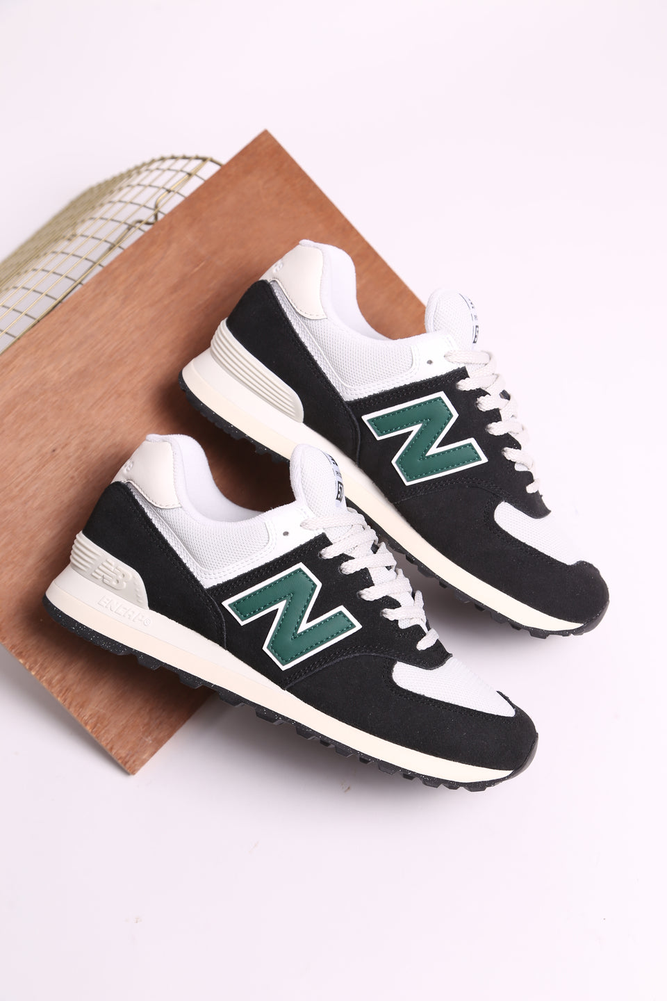 New Balance 574 - Black March Green