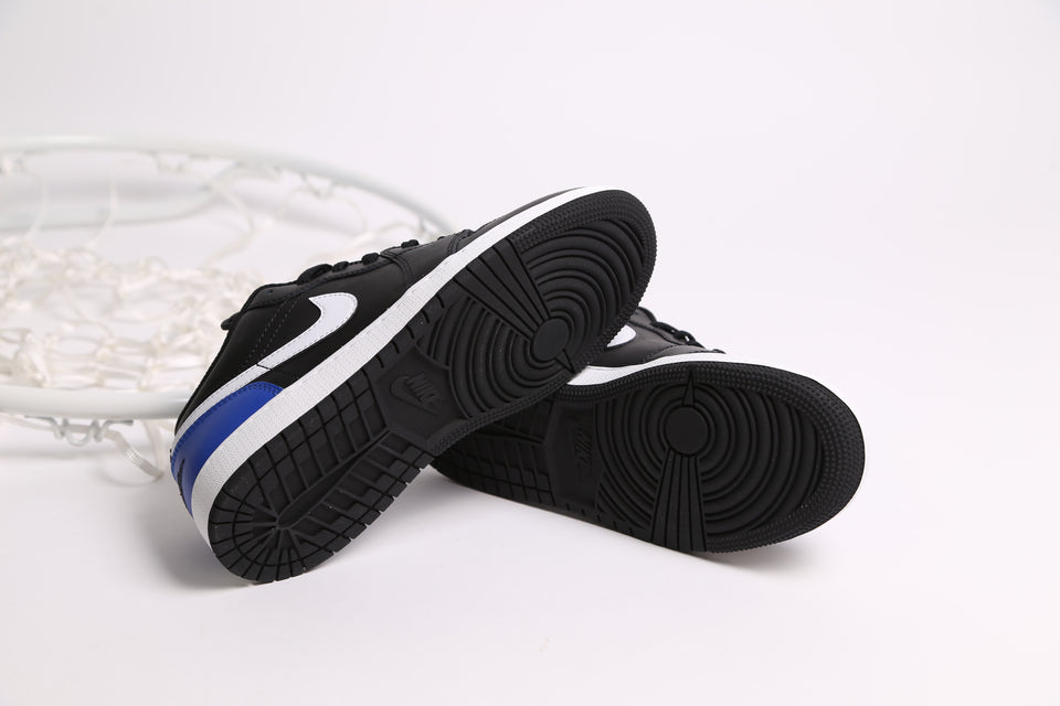 Air Jordan 1 Low GS (YOUTH) - Black Royal Toe