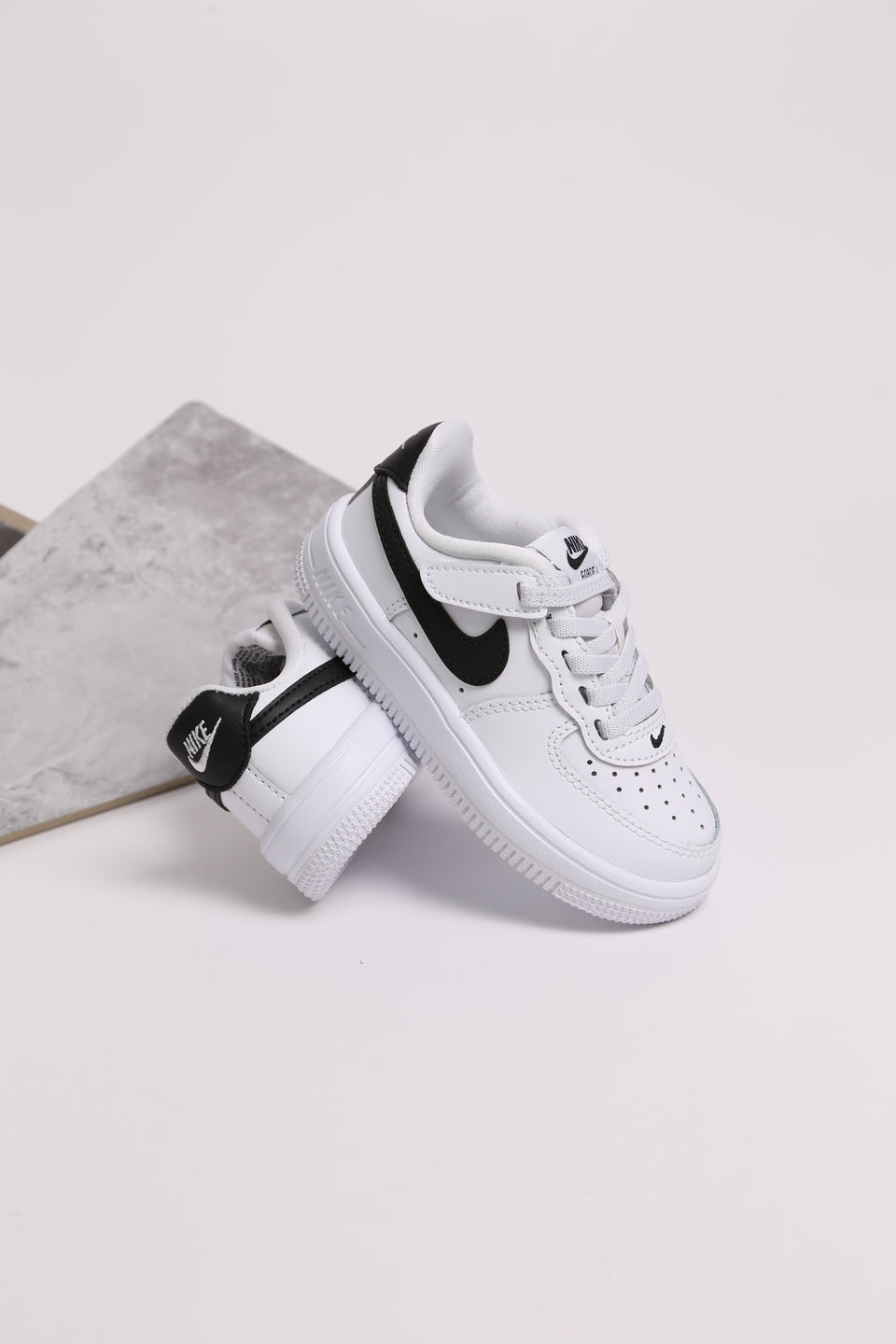Nike Force 1 Low Easyon GS - Blanc