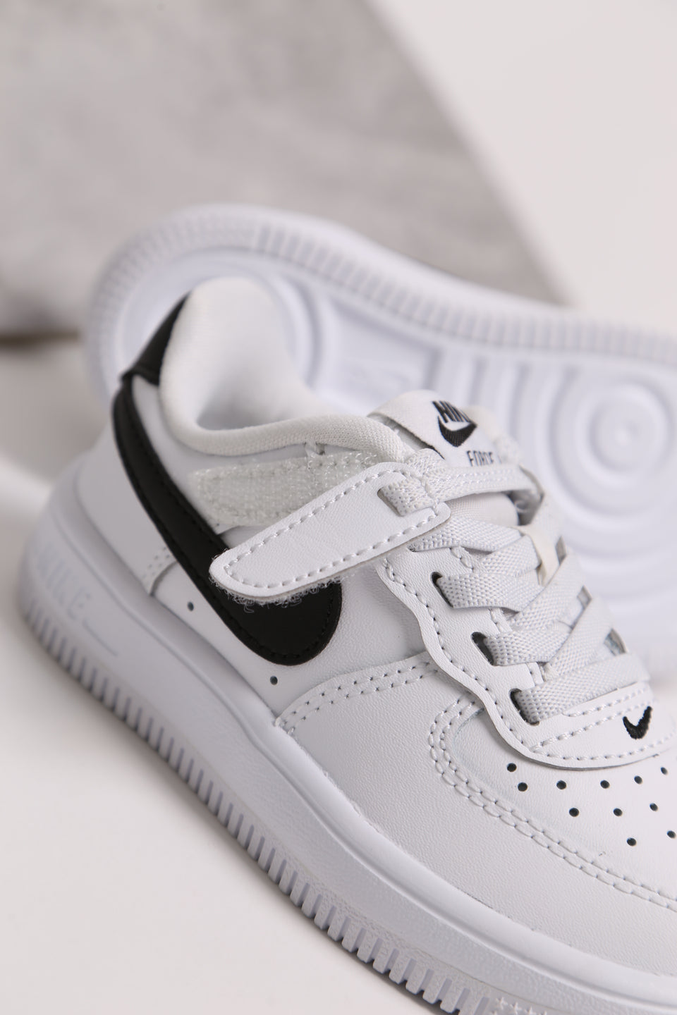 Nike Force 1 Low Easyon GS - Blanc