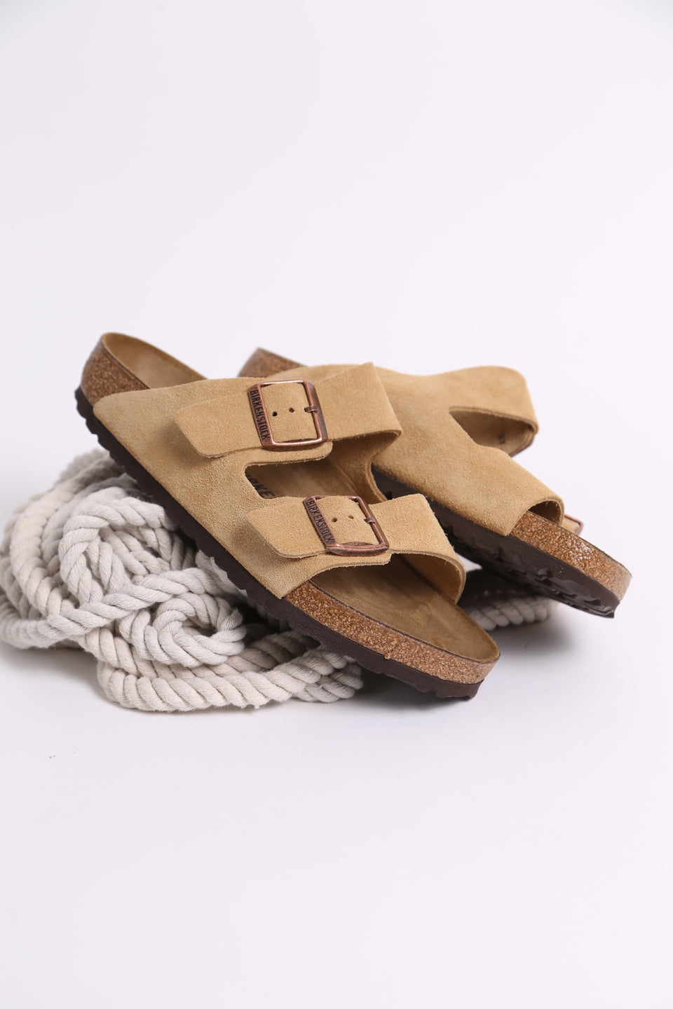 Birkenstock Arizona BS Regular Fit - Late Cream Suede
