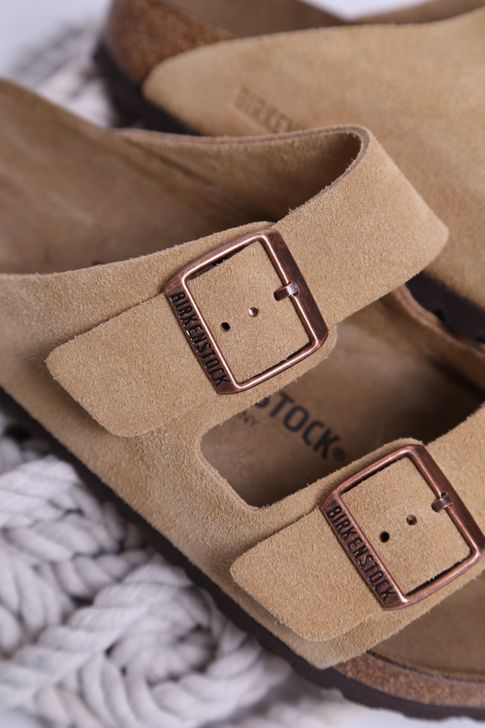 Birkenstock Arizona BS Regular Fit - Late Cream Suede