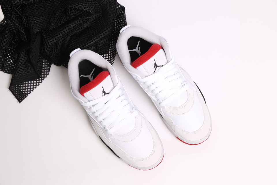 Air Jordan 4 Rm PRM - White Fire Red