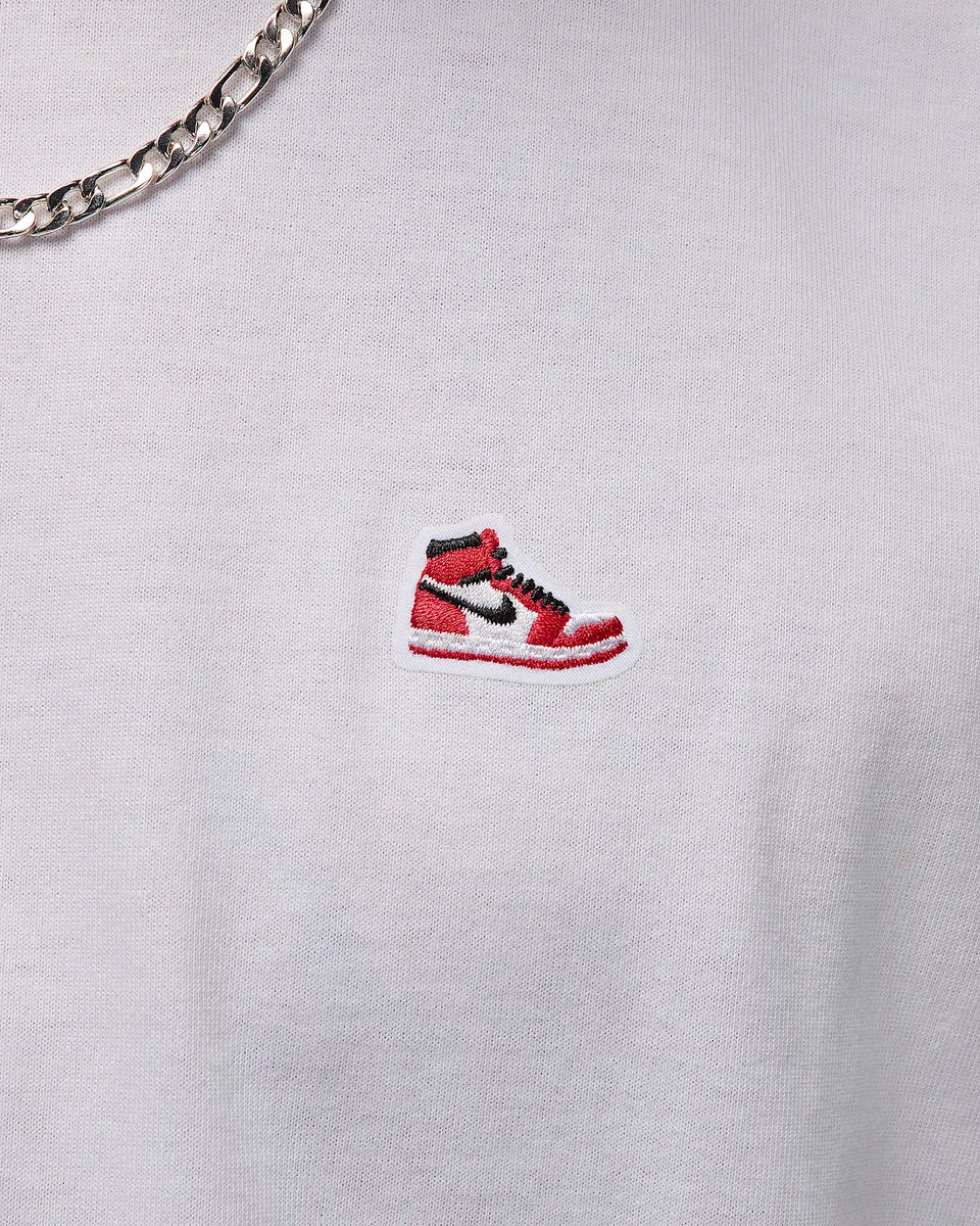 Jordan Sneaker Patch Tee - White