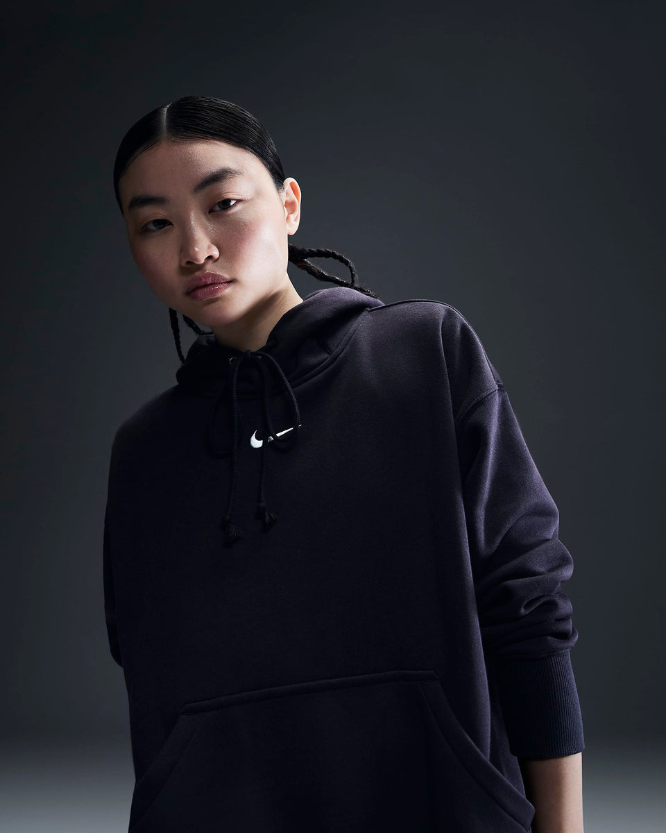 Nike Wmns Phoenix Fleece Po Hoodie - Noir
