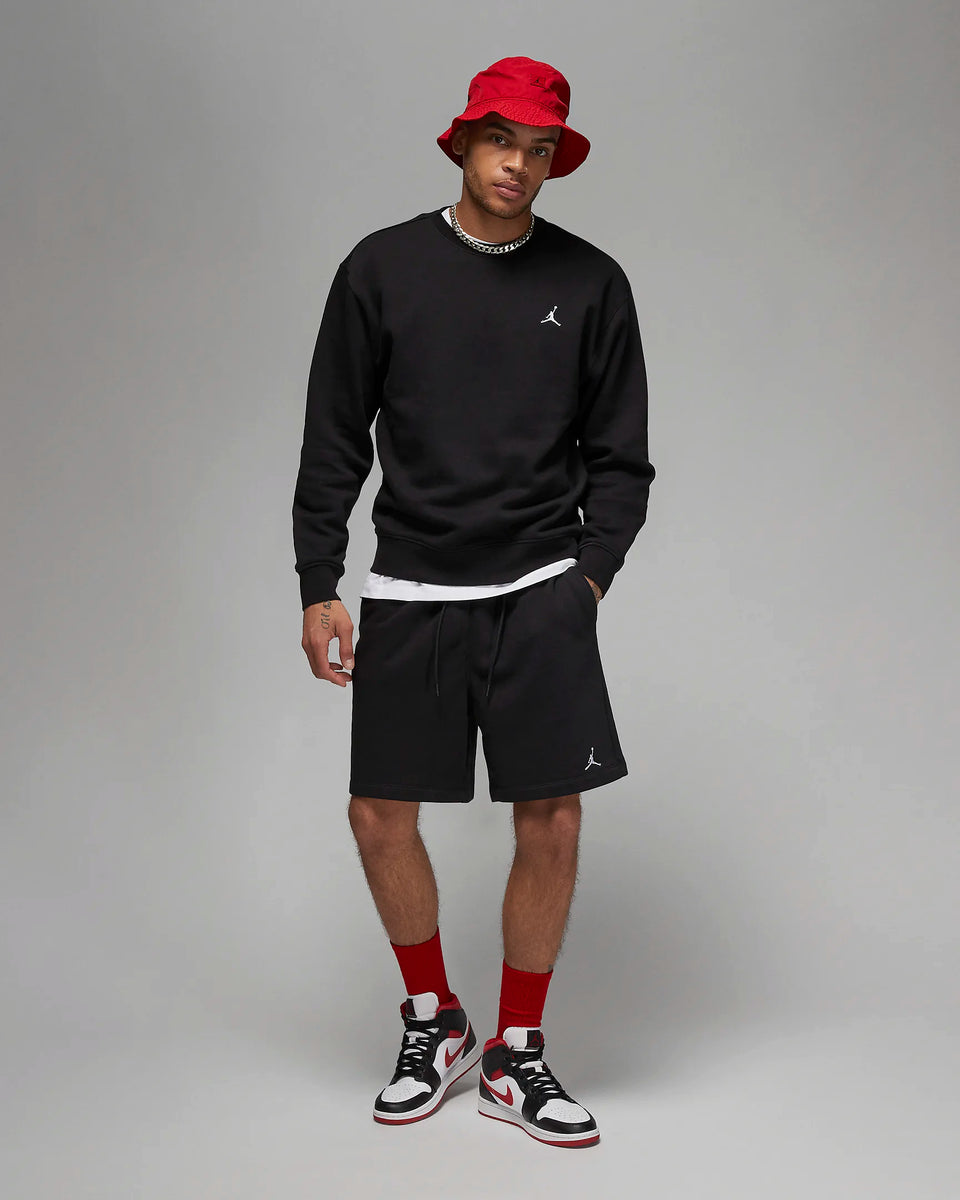 Jordan Brooklyn Fleece Crewneck - Black