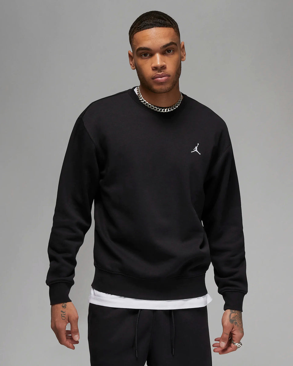 Jordan Brooklyn Fleece Crewneck - Black