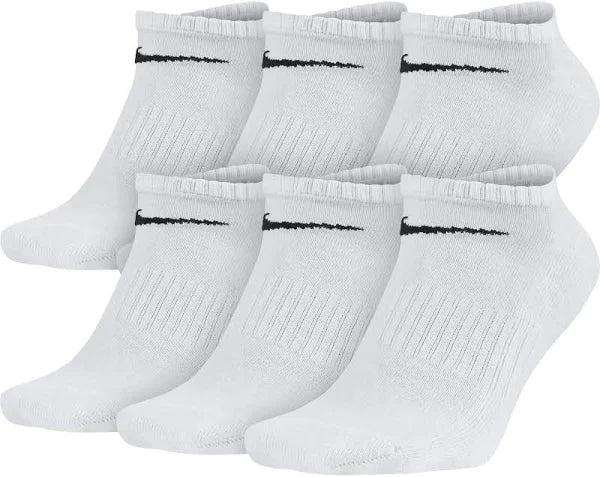 Nike Everyday Cushioned No Show Dri-Fit 6 Pack Socks - Banc