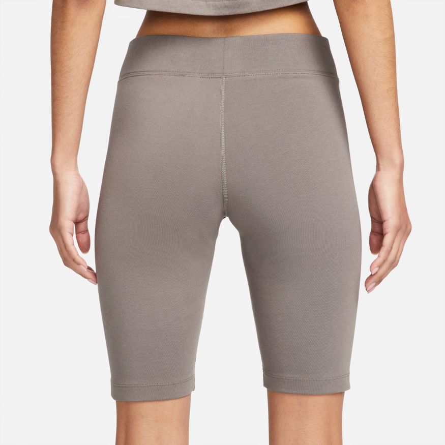 Nike Mid-Rise Bike Shorts - Taupe