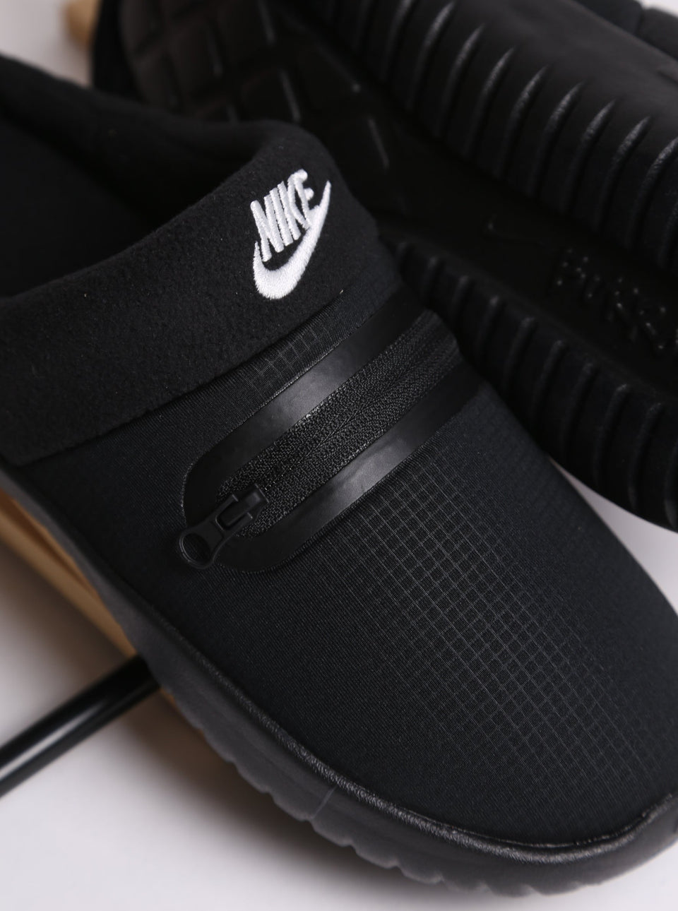 Nike Burrow Slippers - Black Phantom