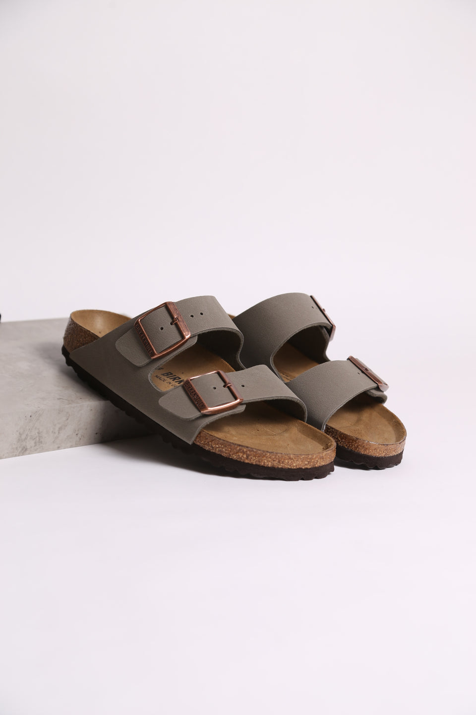 Birkenstock Arizona BS Narrow Fit - Stone