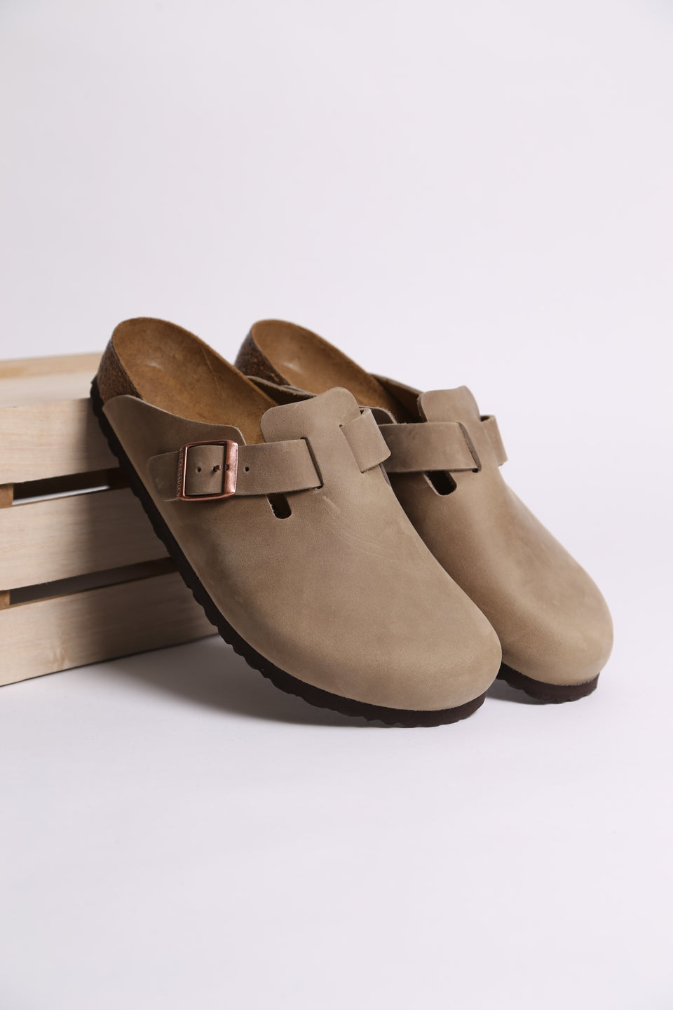 Birkenstock Boston BS Regular Fit - Tabacco