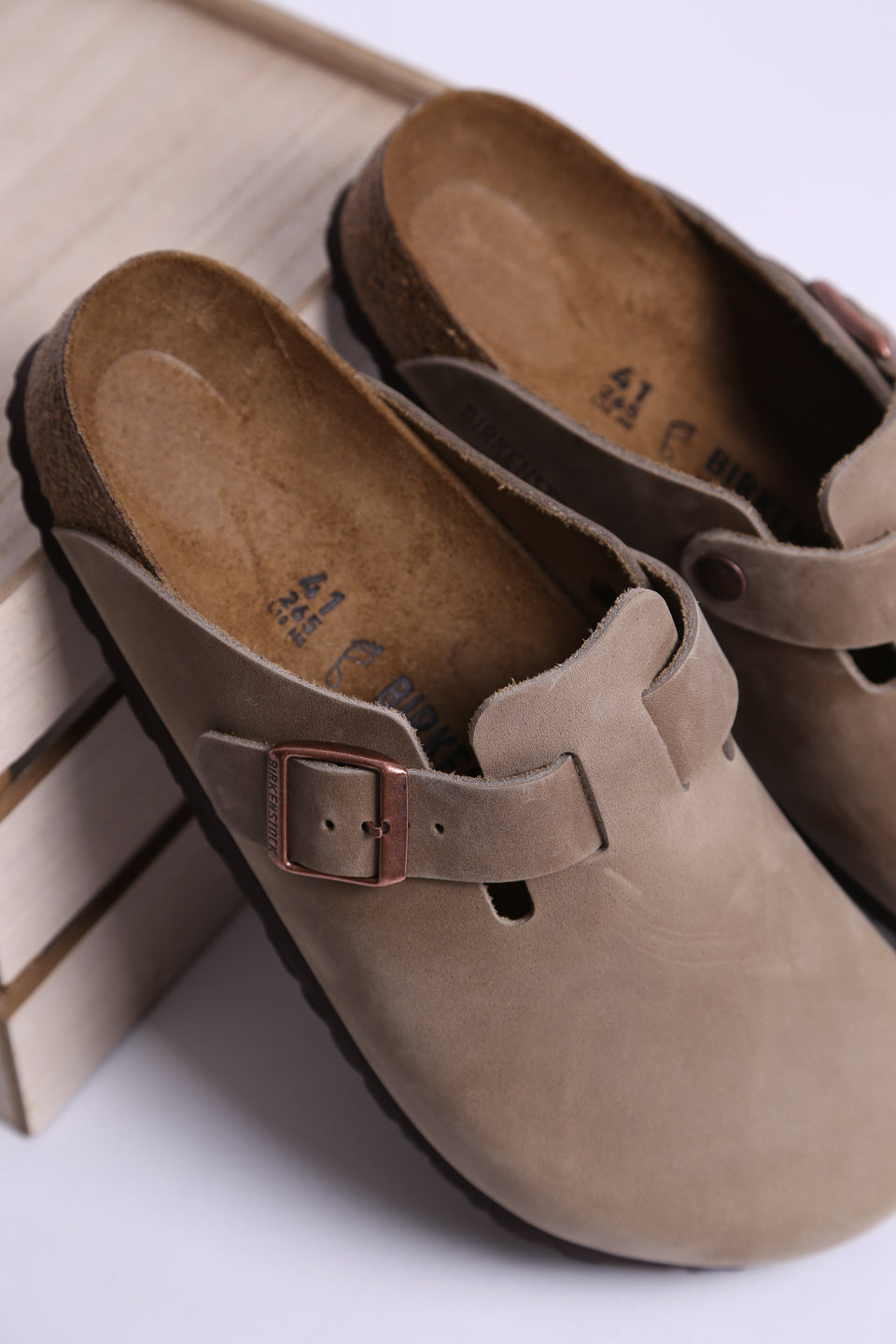 Birkenstock Boston BS Regular Fit - Tabacco