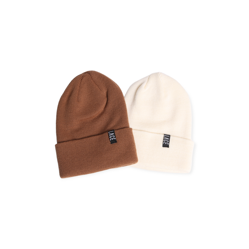 Tuque Lacé Tag OG - Caramel ou Ivoire