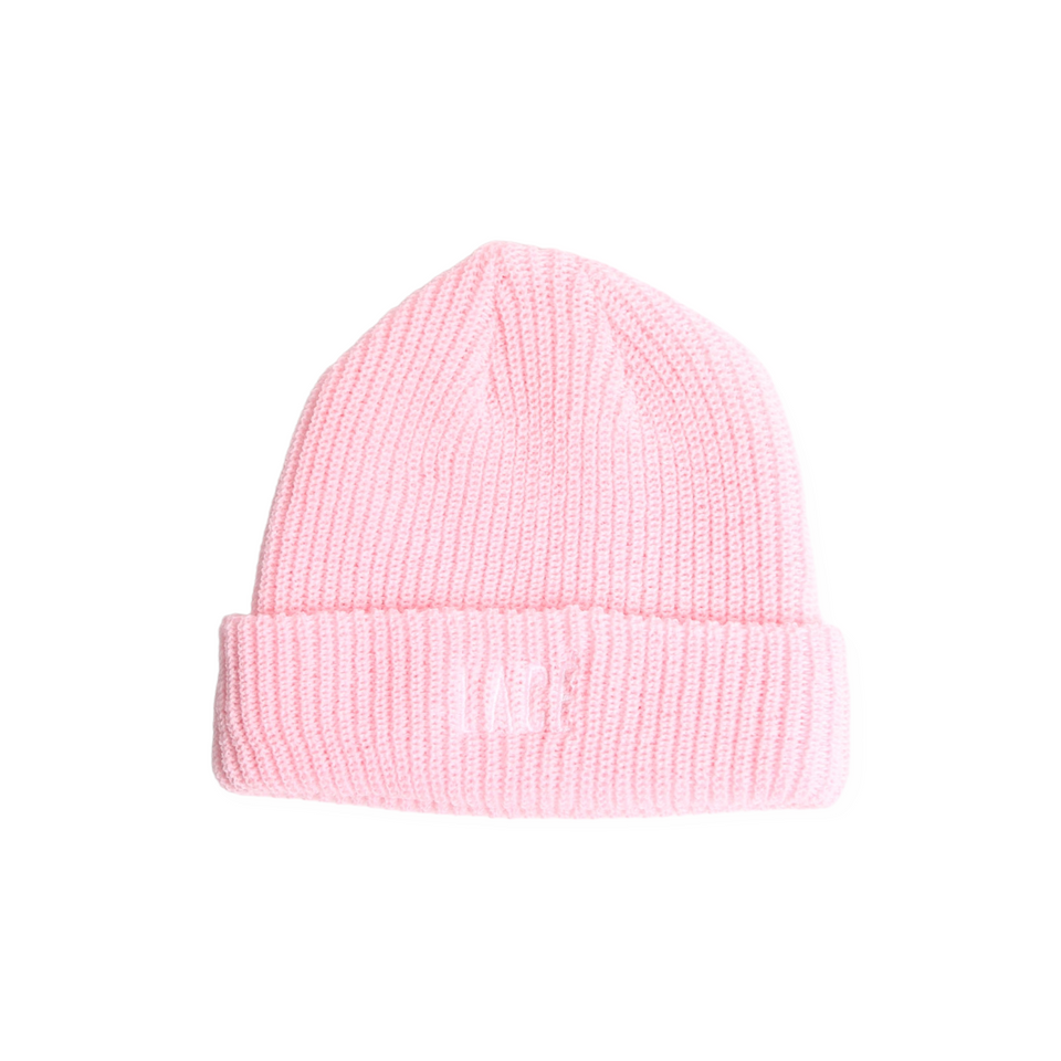 Tuque Lacé Classique Brodé - Rose