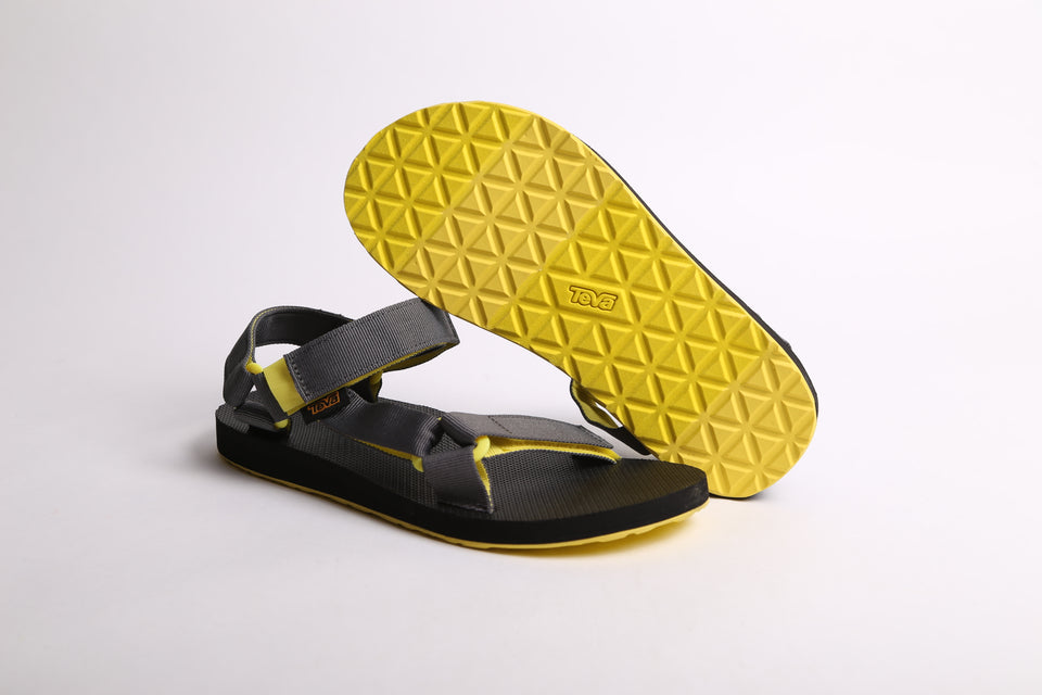 Teva Original Universal Sandals - Gris Jaune Noir