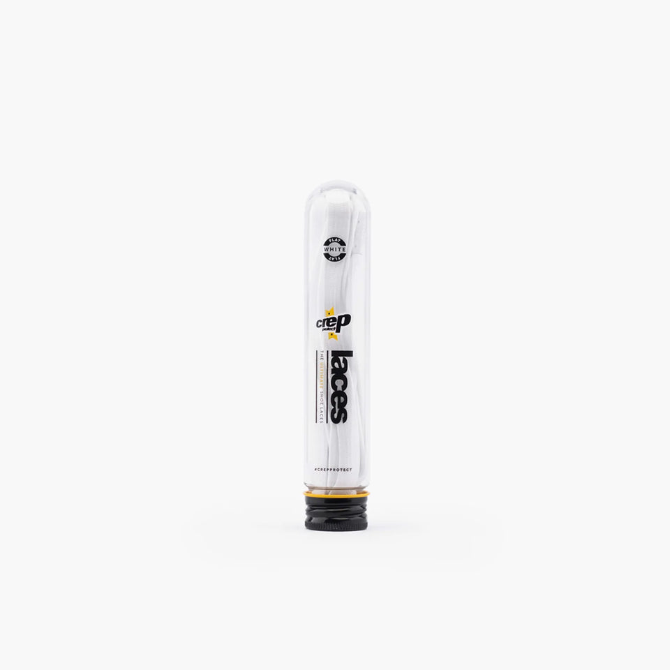 Crep Protect Laces Flat - Blanc
