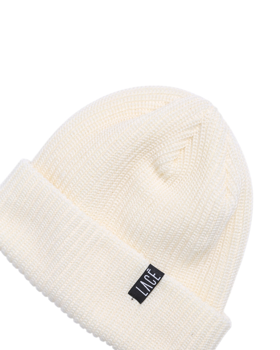 Tuque Lacé Classique Tab - Blanc Crème