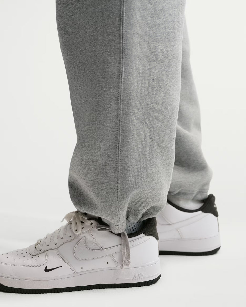 Nike Solo Swoosh Fleece Open-Hem Trousers Pants - Ash Grey