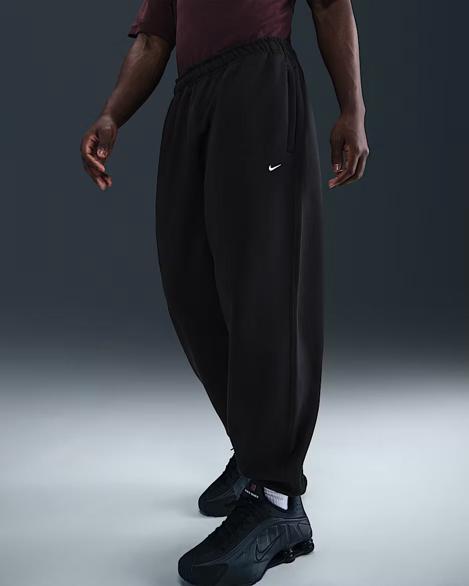 Nike Swoosh Cuffed Fleece Trousers Pants - Noir
