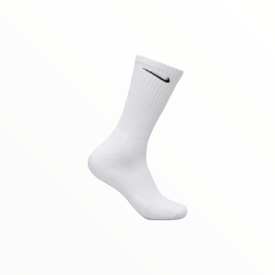 Nike Everyday Cushioned 6 Pack Socks - White SX7666-100