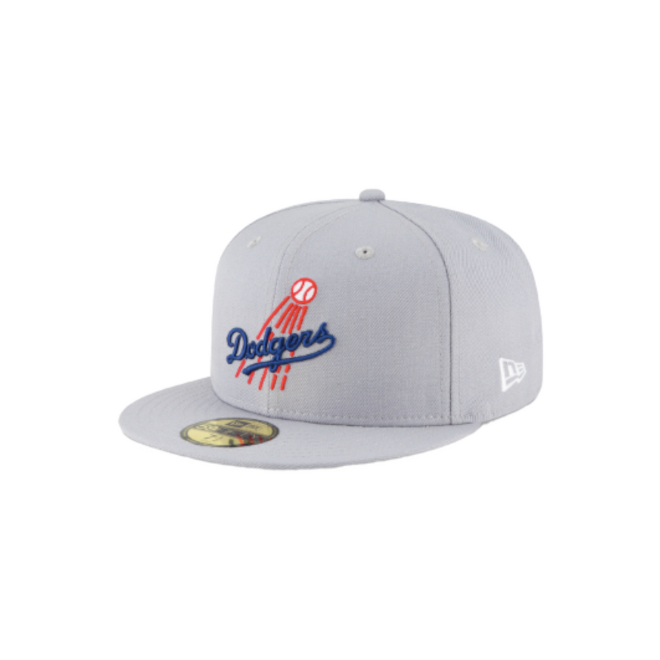 New Era Cap 59Fifty Fitted - MLB LA Dodgers Grey