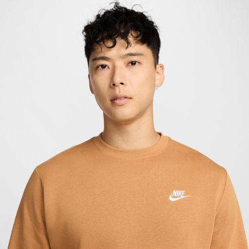 Nike Sportswear Club Fleece Crew - Brown