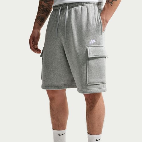 Nike Fleece Cargo Short - Heather Grey