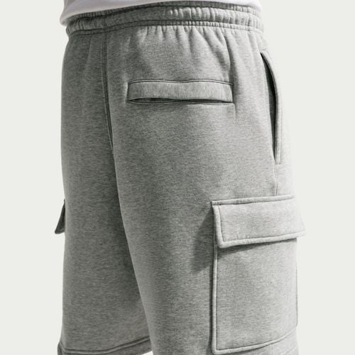 Nike Fleece Cargo Short - Heather Grey